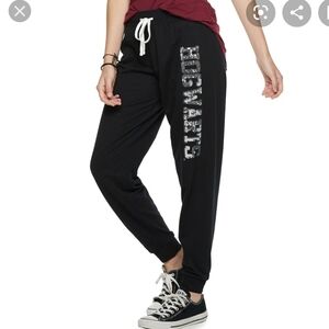 Harry potter sequin black jogger size XS